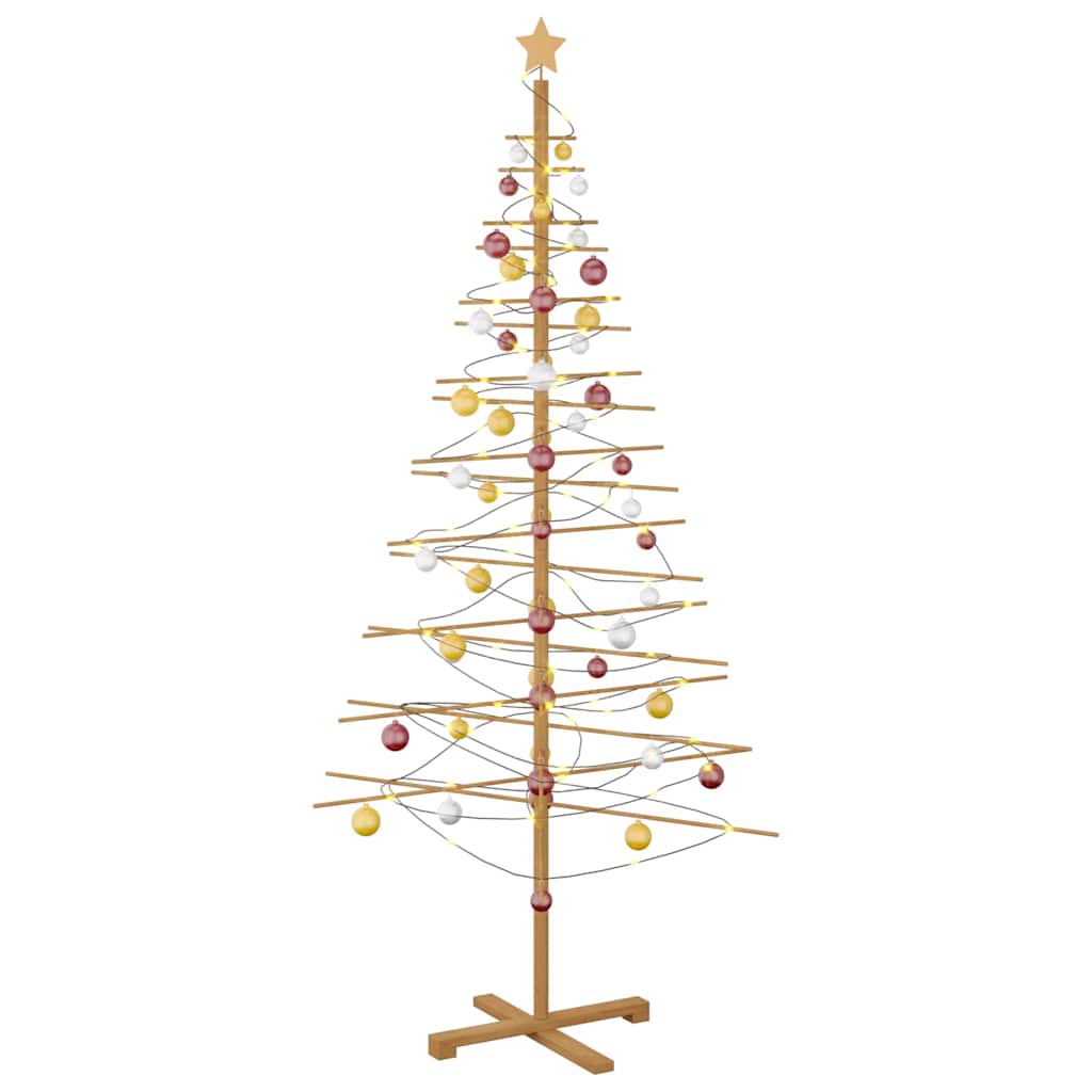 Wooden Christmas Tree KOTKA 210 cm Bamboo and solid pine wood
