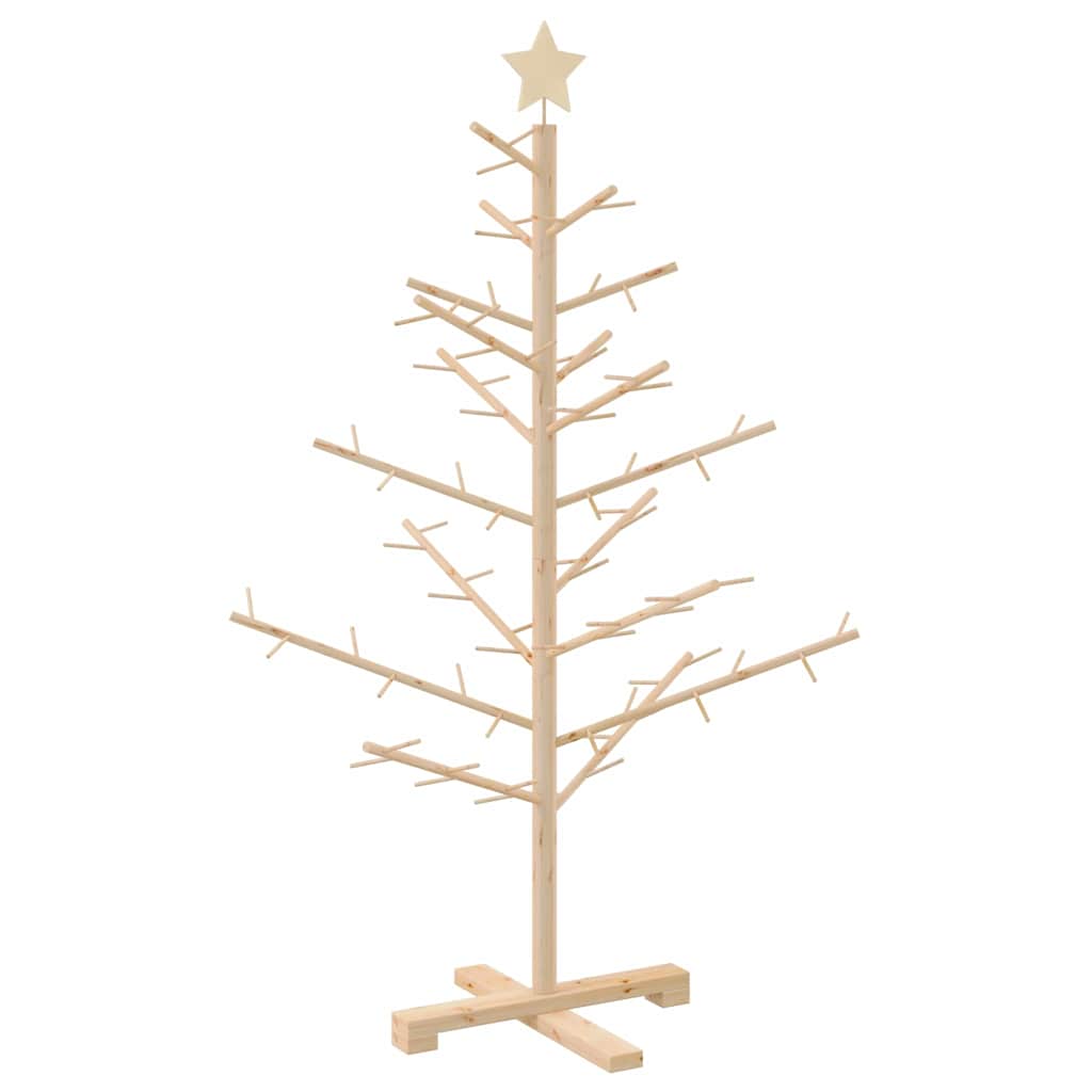 Wooden Christmas Tree KOTKA 125 cm Bamboo and solid pine wood
