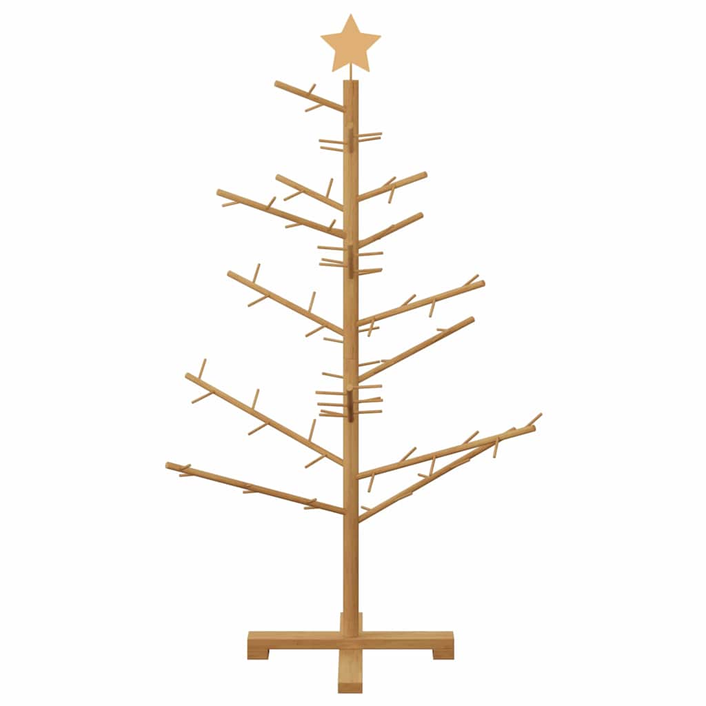 Wooden Christmas Tree KOTKA 125 cm Bamboo and solid pine wood