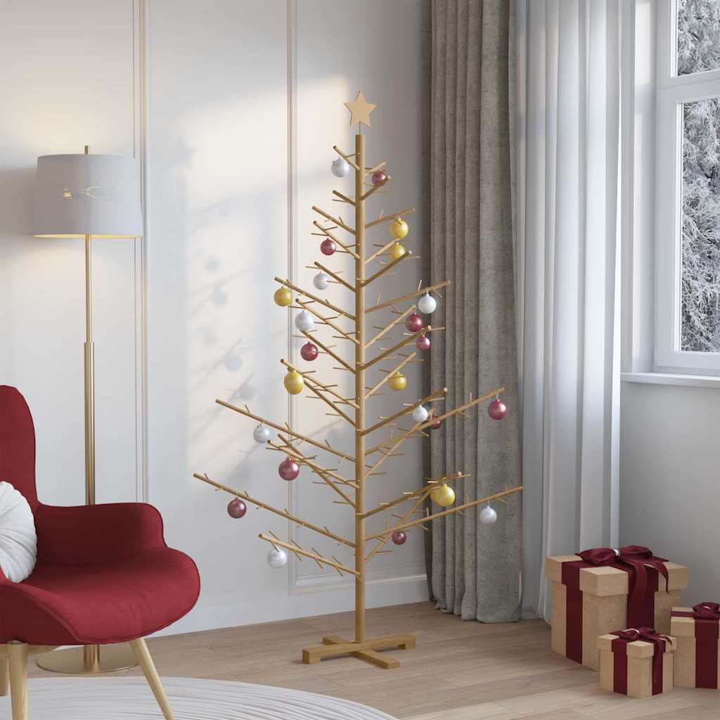 Wooden Christmas Tree KOTKA 180 cm Bamboo and solid pine wood