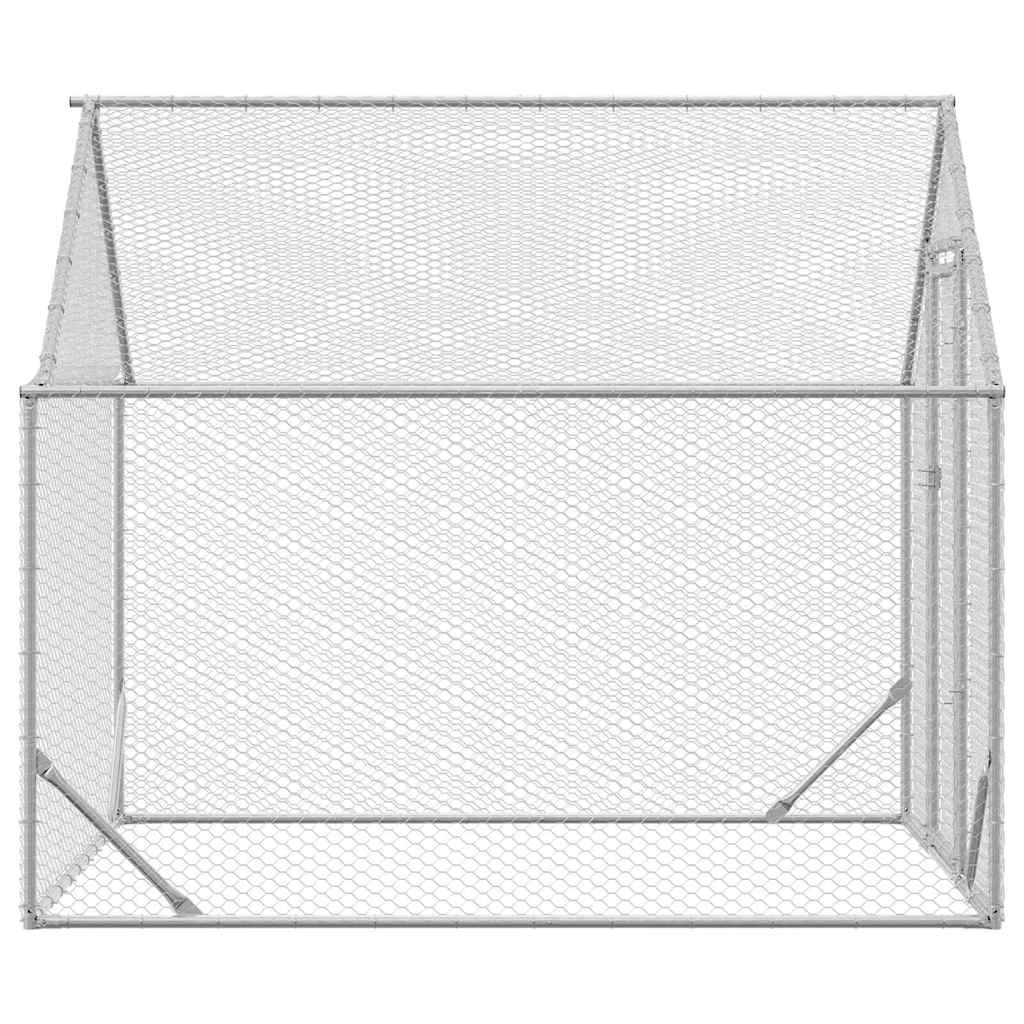 Chicken Cage Silver 200 x 170 x 177 cm Galvanised Steel