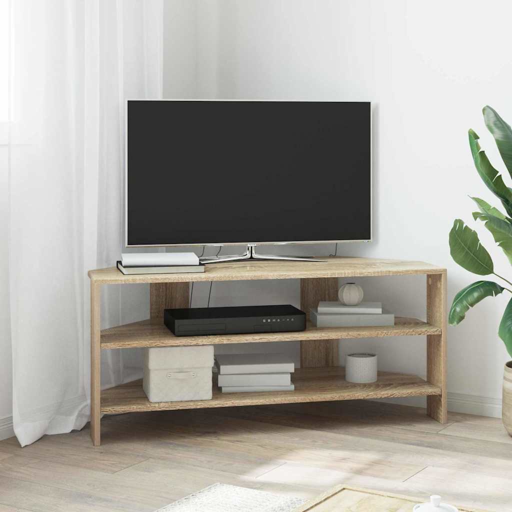 CornerTVCabinet Sonoma Oak 102x40,5x45cm Engineered Wood
