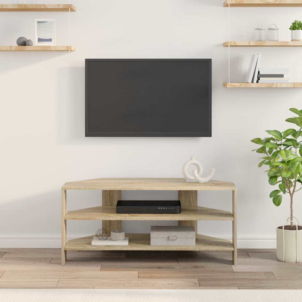 CornerTVCabinet Sonoma Oak 102x40,5x45cm Engineered Wood