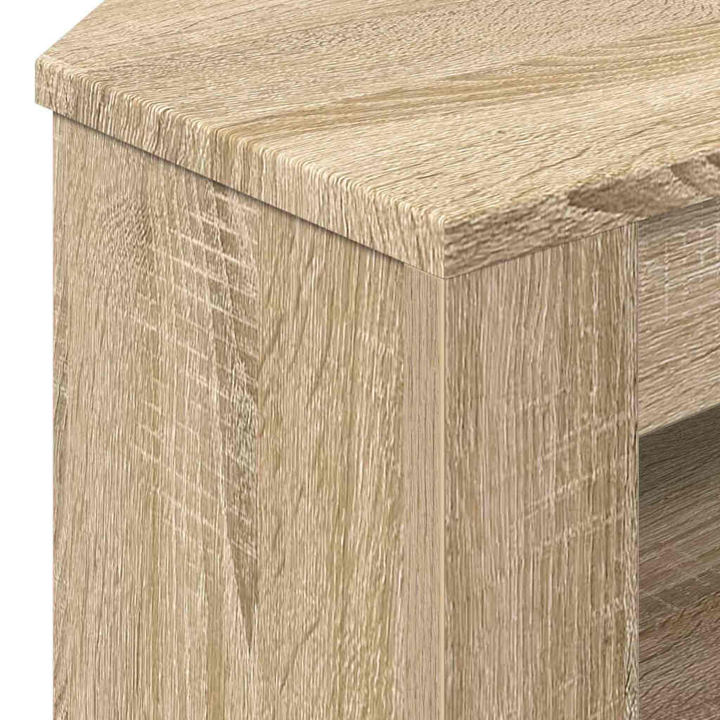 CornerTVCabinet 102 x 40,5 x 45 cm Sonoma Oak Engineered Wood