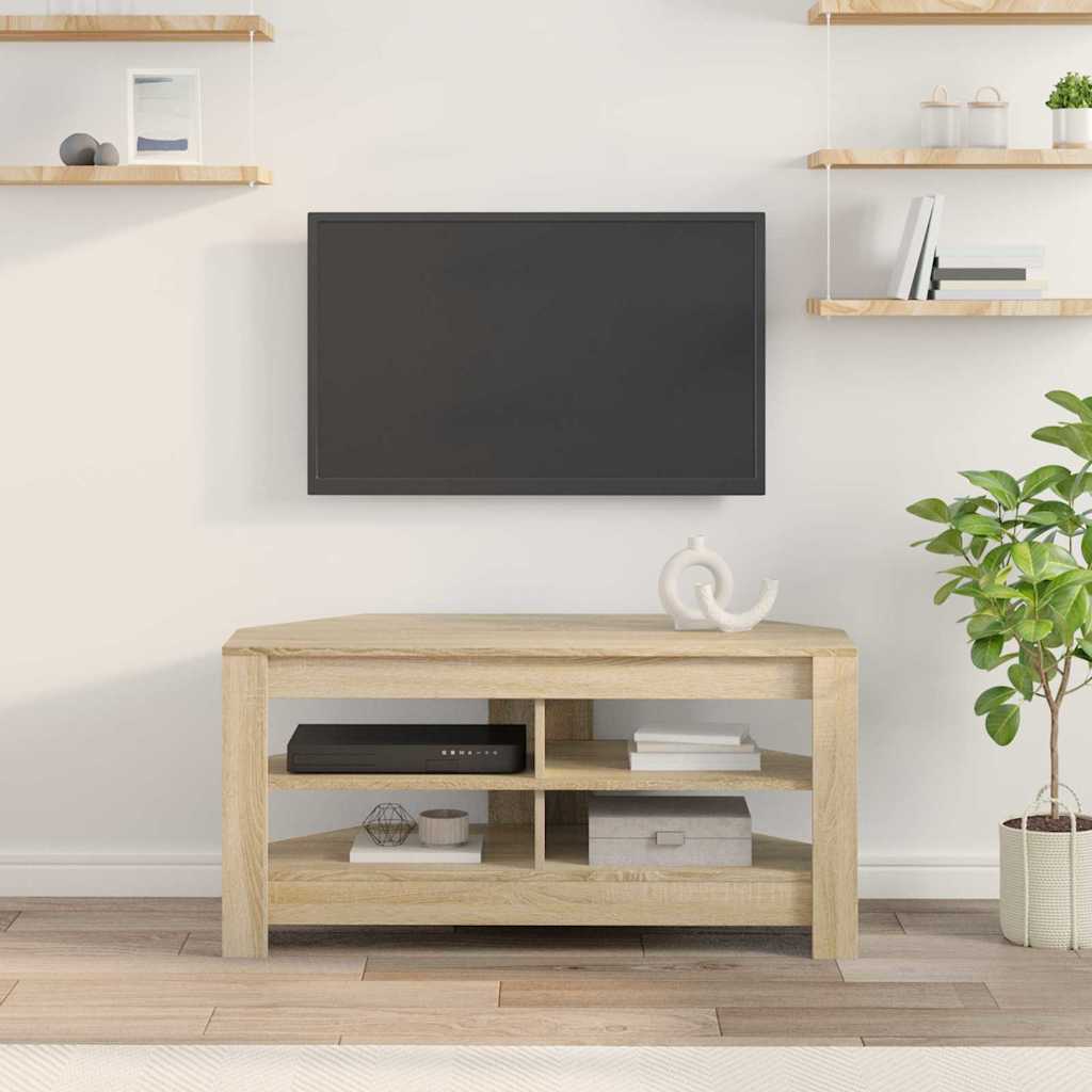 CornerTVCabinet 102 x 40,5 x 45 cm Sonoma Oak Engineered Wood