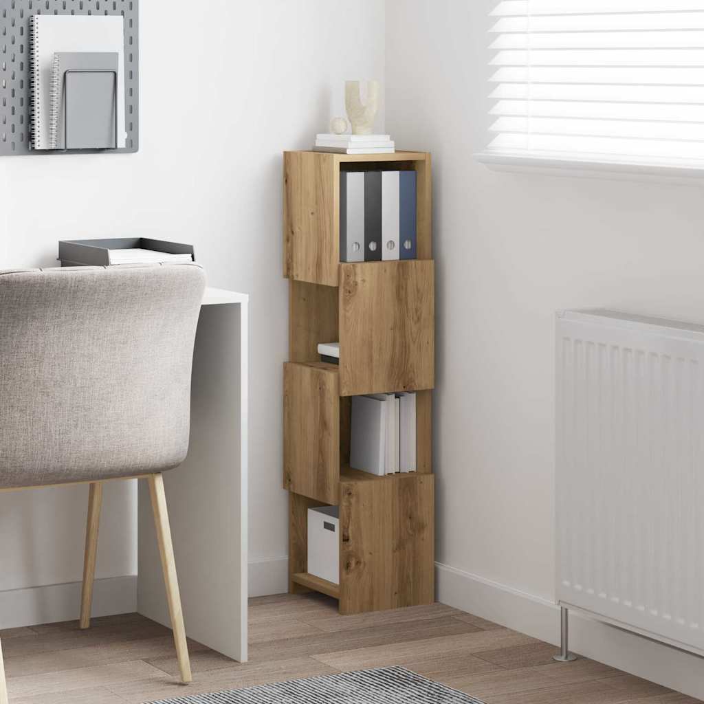 Corner Cabinet 25,5x25x102cm Engineered Wood Artisan Oak