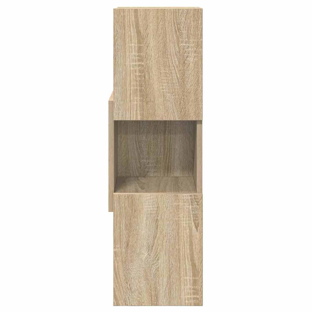 Corner Cabinet 25,5x25x80cm Engineered Wood Sonoma Oak