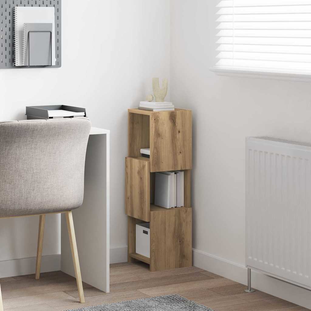 Corner Cabinet 25,5x25x80cm Engineered Wood Artisan Oak