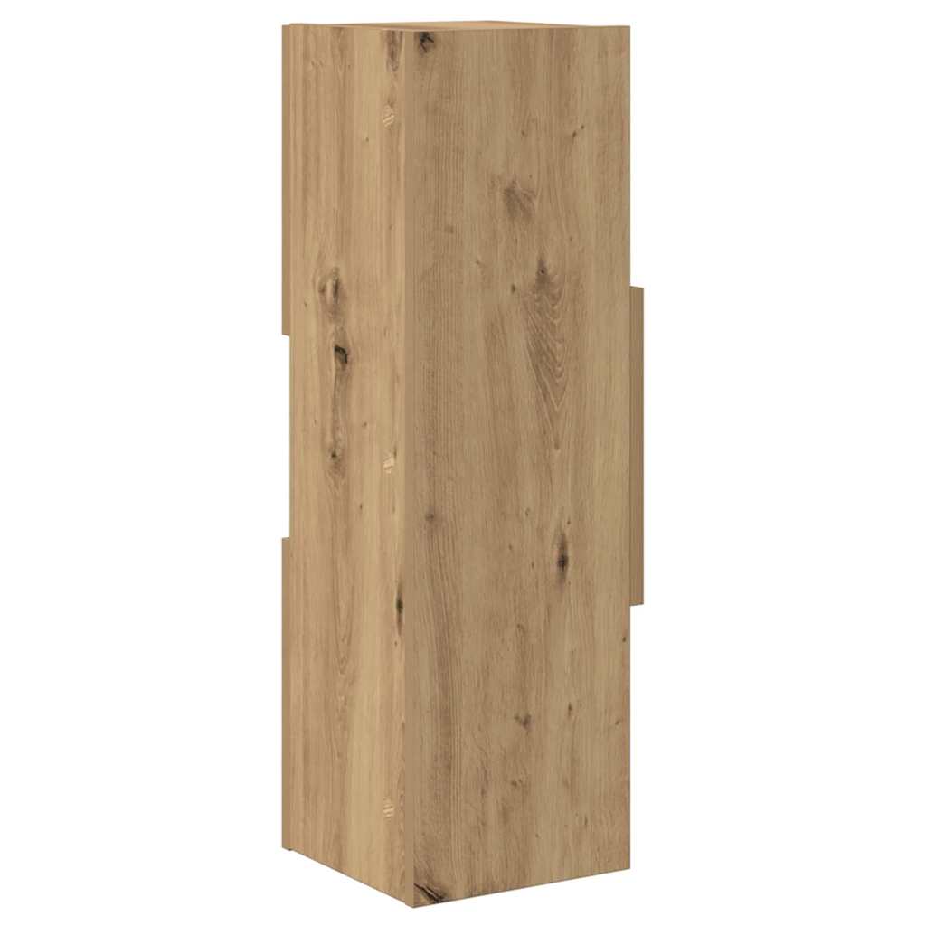 Corner Cabinet 25,5x25x80cm Engineered Wood Artisan Oak