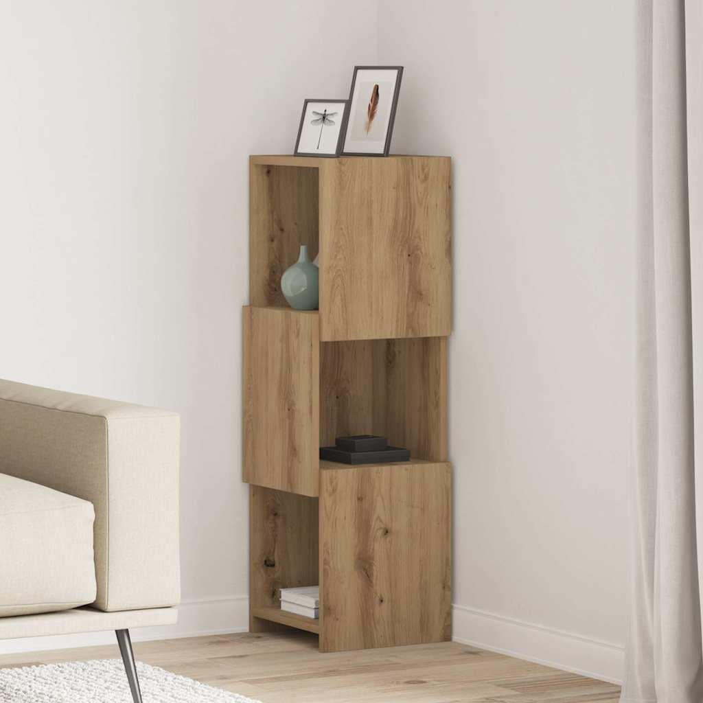 Corner Cabinet 30,5x30x95cm Engineered Wood Artisan Oak
