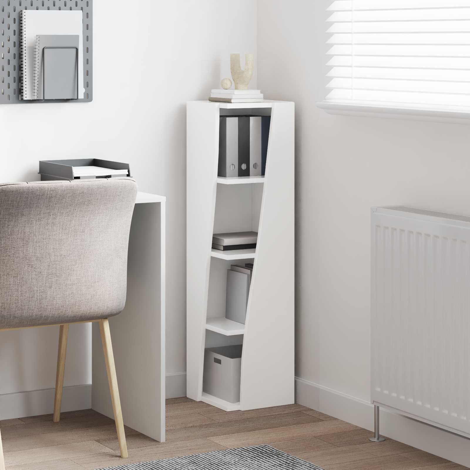 Corner Cabinet 27,5x27x102cm Engineered Wood