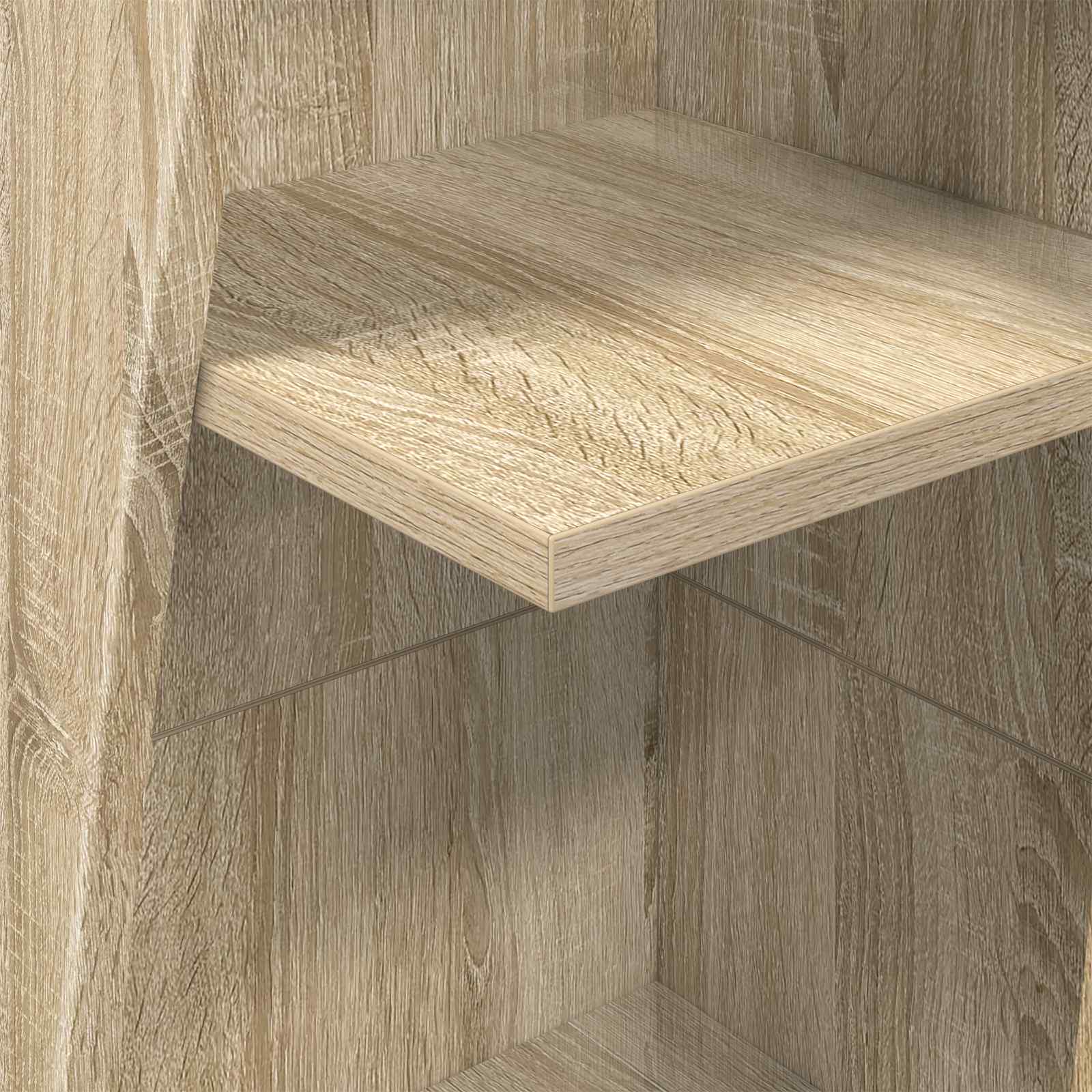 Corner Cabinet 27,5x27x140cm Engineered Wood Sonoma Oak