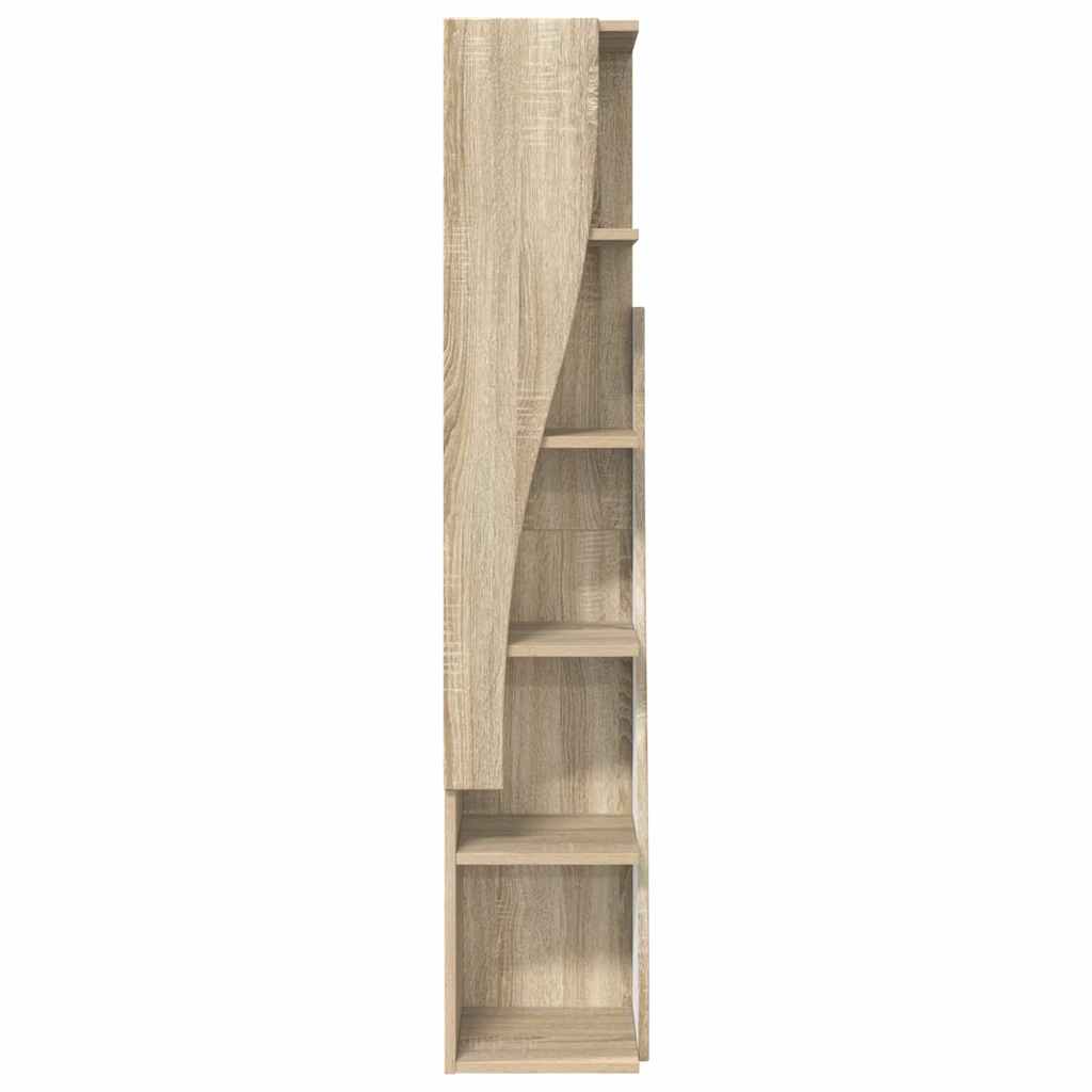 Corner Cabinet Sonoma Oak 27,5x27x140cm Engineered Wood