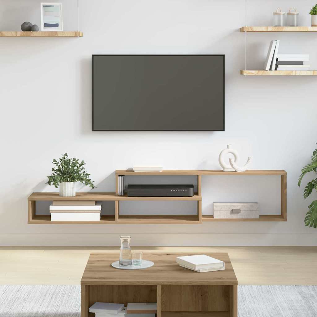 WallTVStand 150x25x28,5cm Engineered Wood