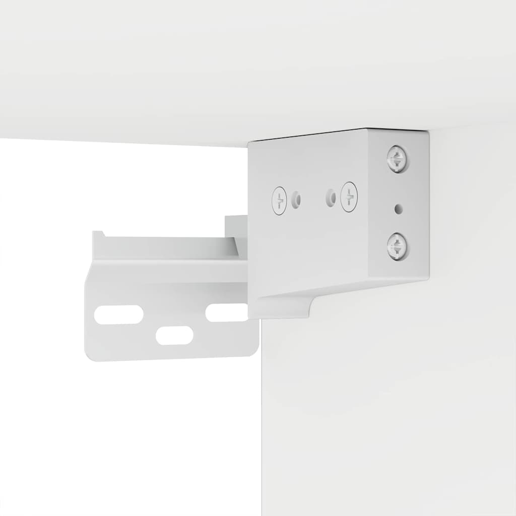 Bathroom Furniture Set with Drawer 4 pcs White Engineered Wood