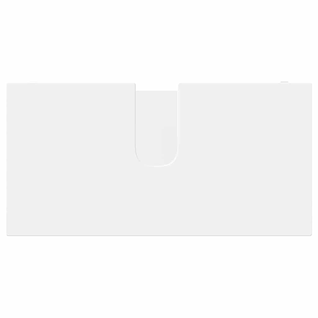 Bathroom Furniture Set with Drawer 3 pcs White Engineered Wood