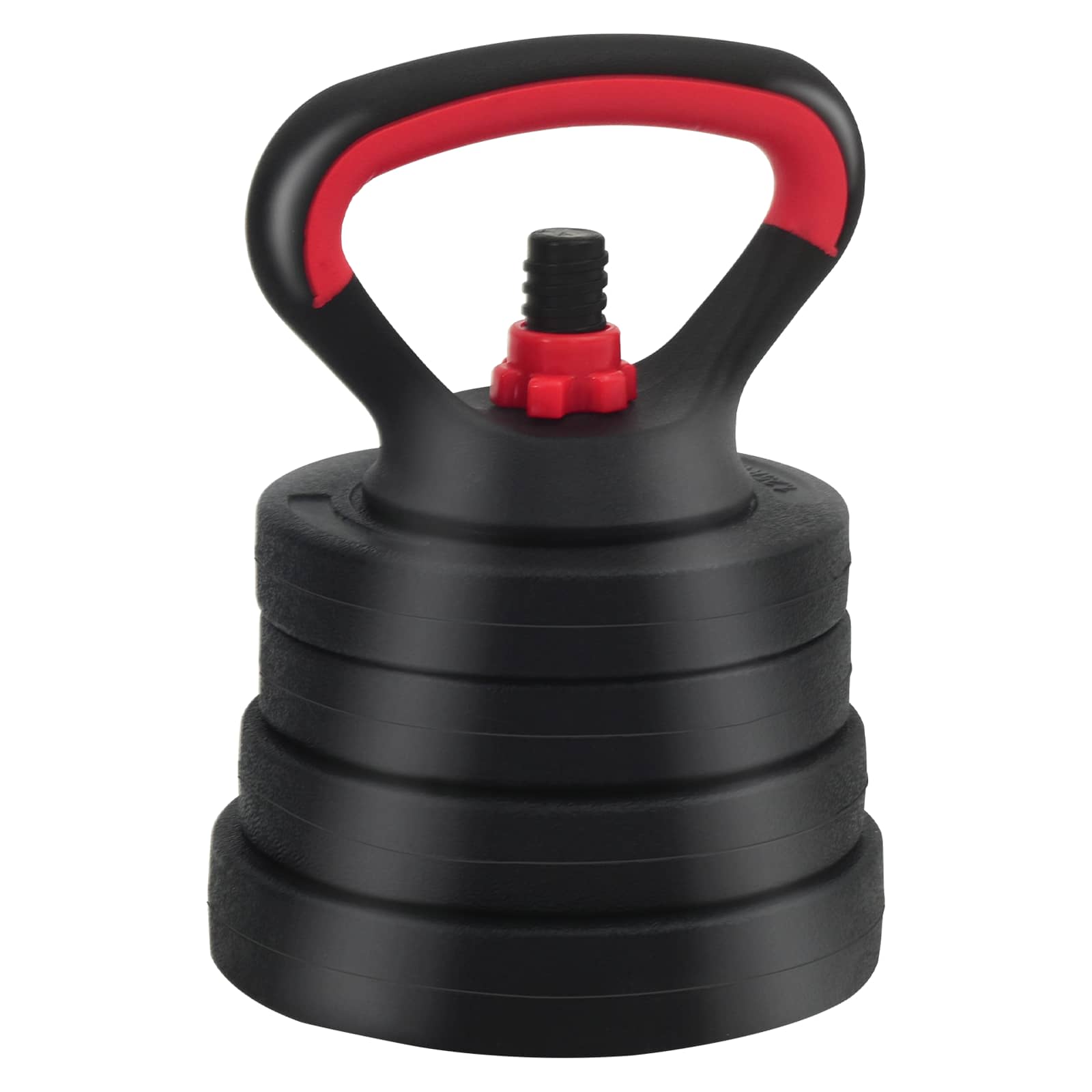 4-in-1 Dumbbell Set 30kg Black and Red Cement and Iron Sand