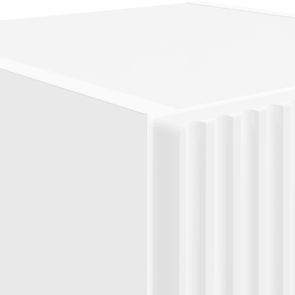 TV Wall Cabinet 2 pcs White 30 x 31 x 100 cm Engineered Wood