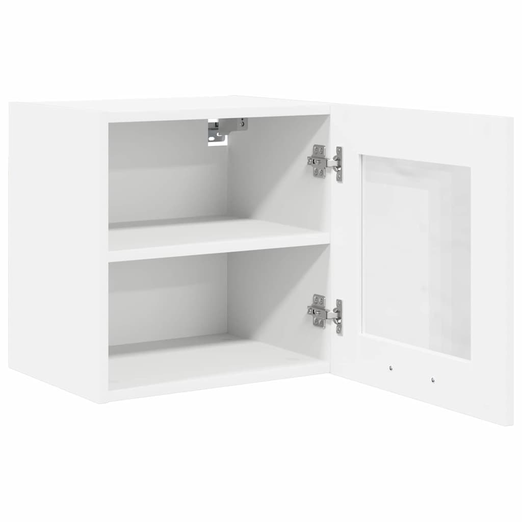 Hanging Cabinet with Door White 40 x 31 x 40 cm Engineered Wood