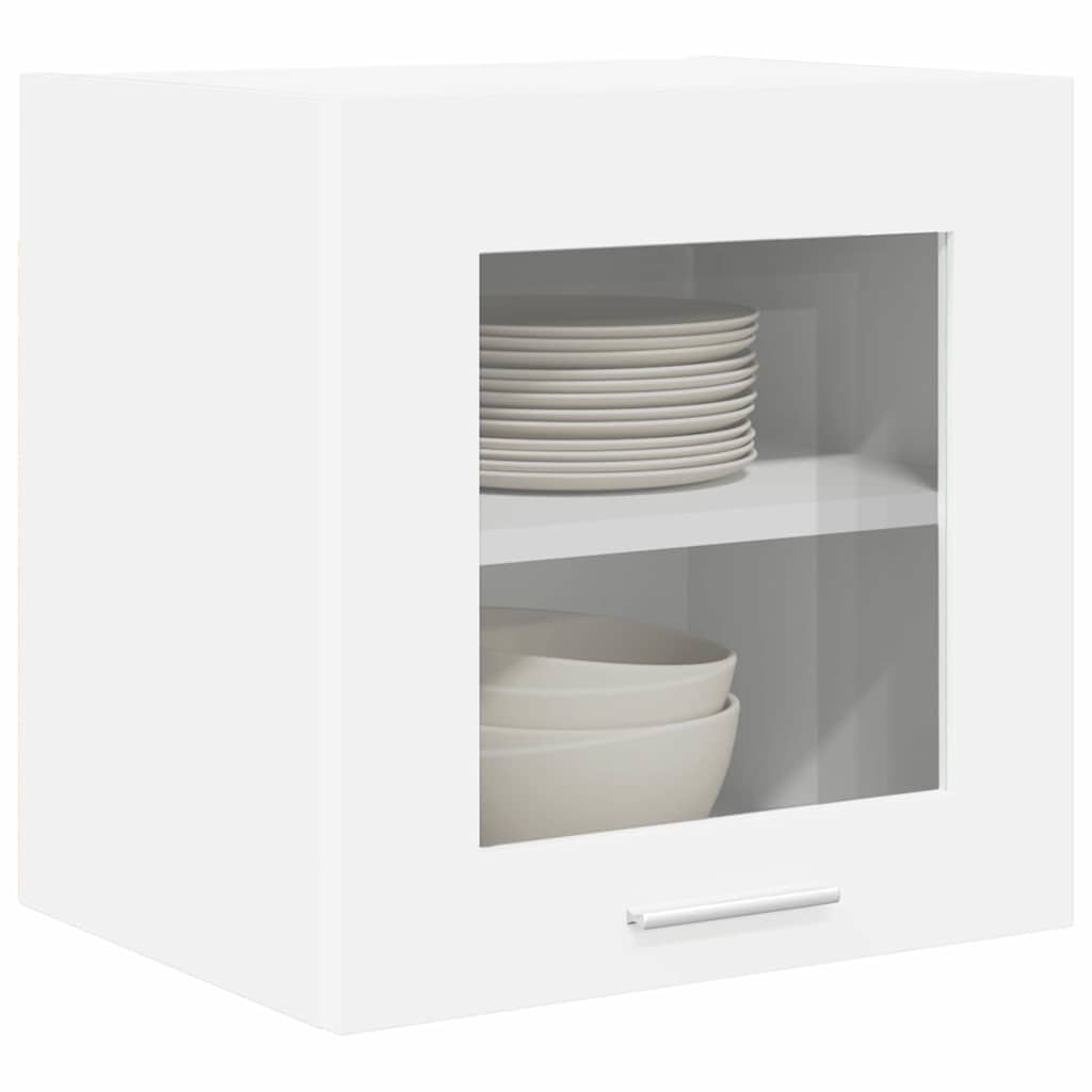 Hanging Cabinet with Door White 40 x 31 x 40 cm Engineered Wood
