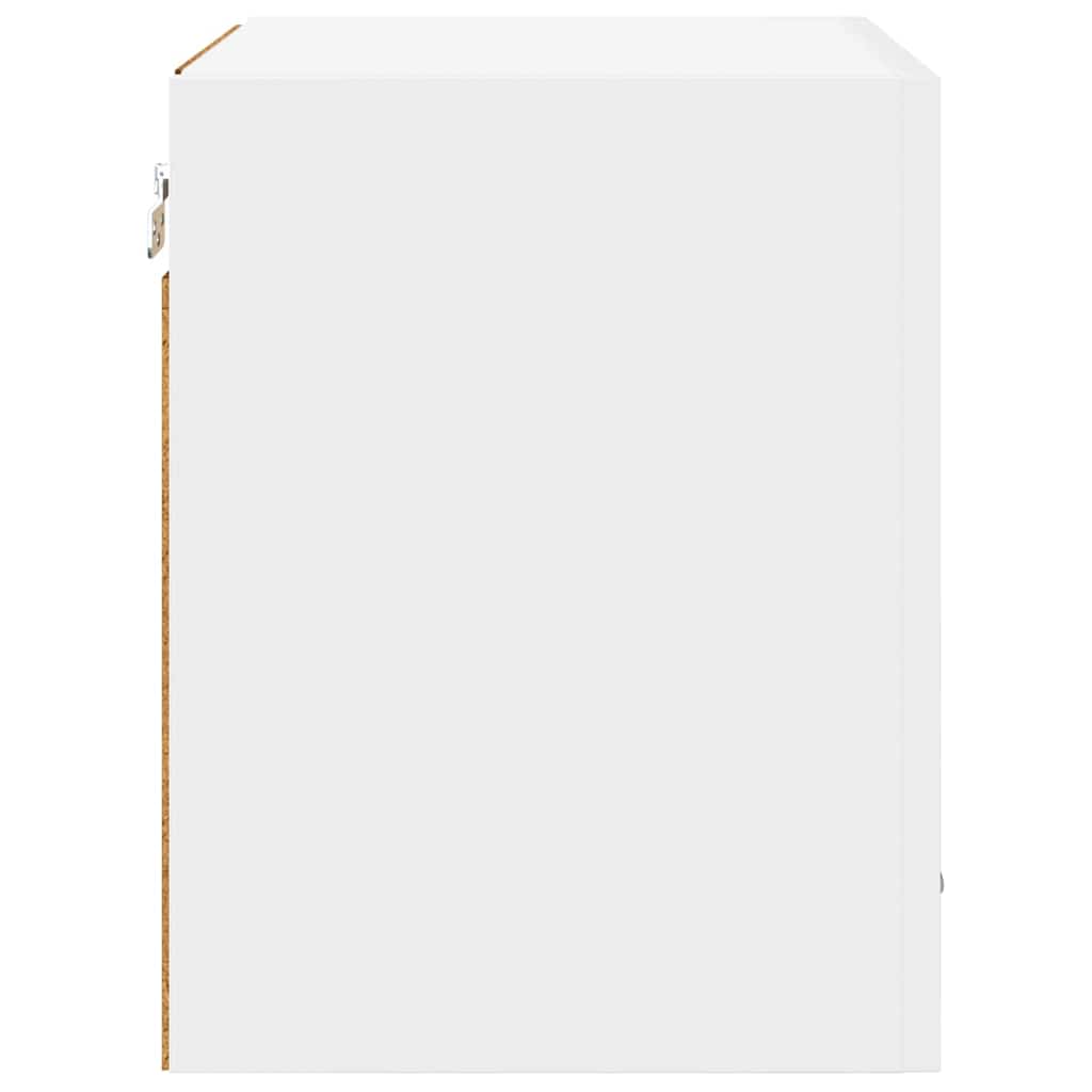 Hanging Cabinet with Door White 40 x 31 x 40 cm Engineered Wood