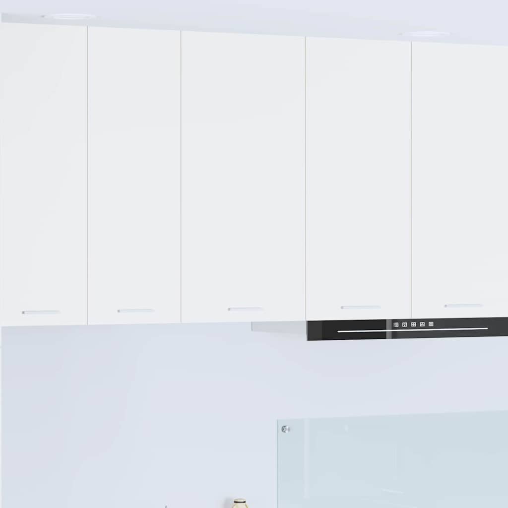 Hanging Cabinet with Door White 40 x 31 x 80 cm Engineered Wood