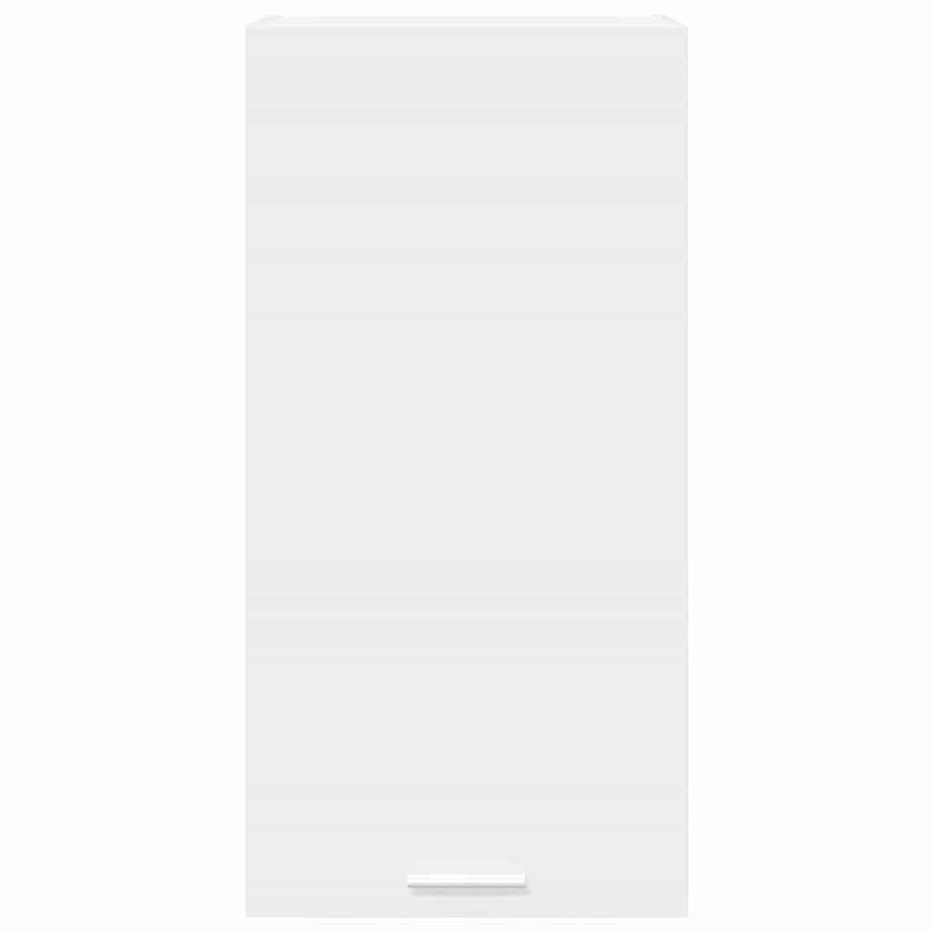 Hanging Cabinet with Door White 40 x 31 x 80 cm Engineered Wood