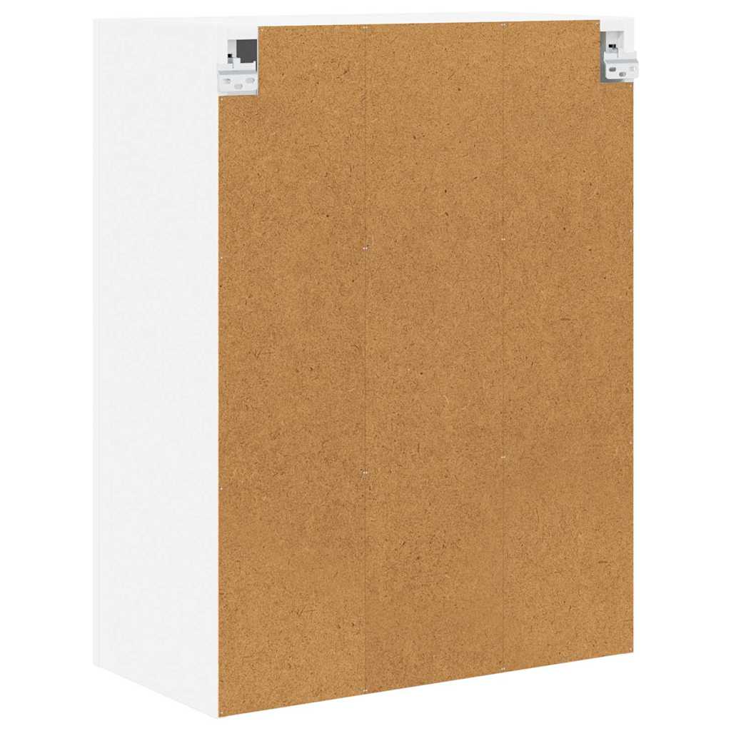 Hanging Cabinet with Door White 60 x 31 x 80 cm Engineered Wood