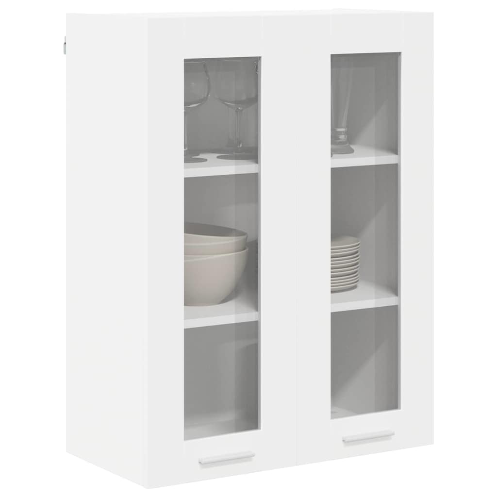 Hanging Cabinet with Door White 60 x 31 x 80 cm Engineered Wood