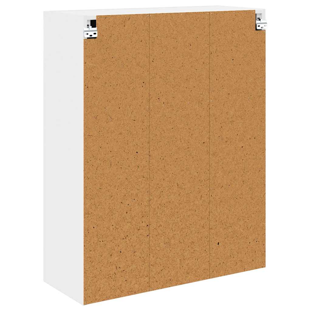 Hanging Cabinet White 80 x 31 x 100 cm Engineered Wood