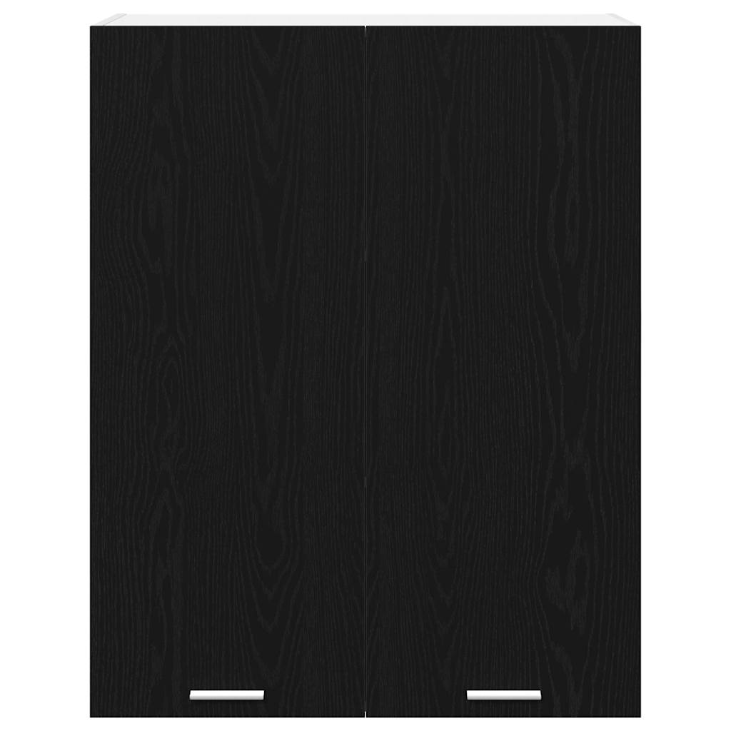Hanging Cabinet Black Oak 80 x 31 x 100 cm Engineered Wood