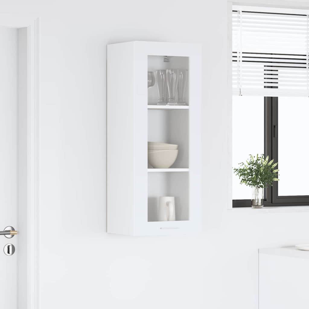 Hanging Cabinet White 40 x 31 x 100 cm Engineered Wood