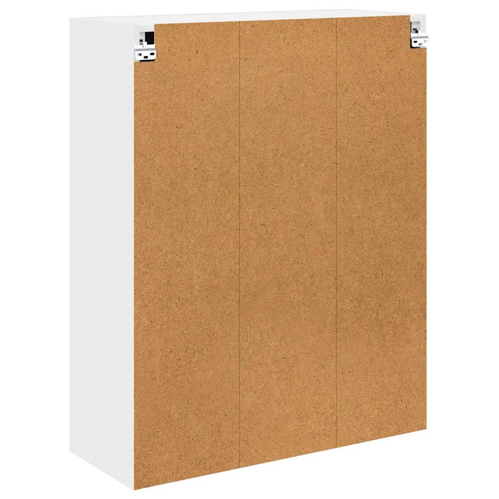 Hanging Cabinet White 80 x 31 x 100 cm Engineered Wood