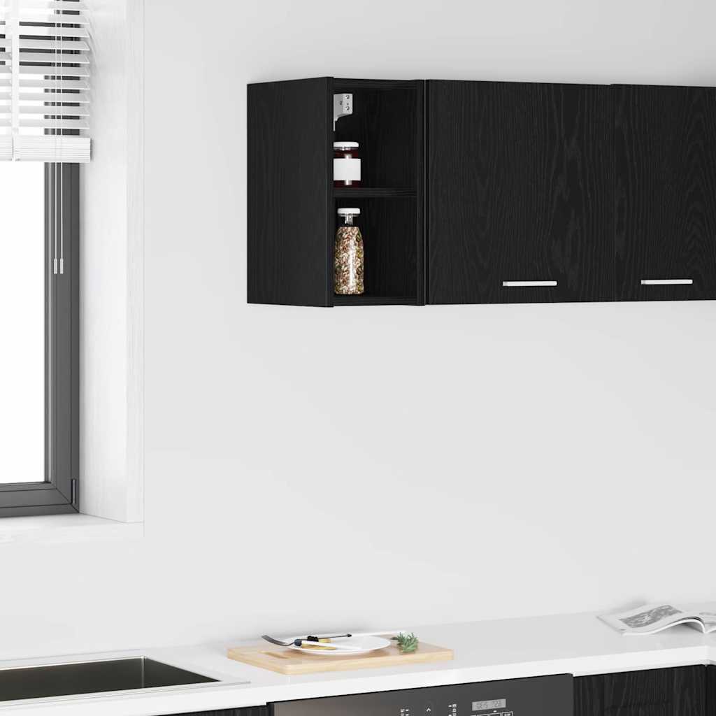 Hanging Cabinet Black Oak 20 x 29,5 x 40 cm Engineered Wood
