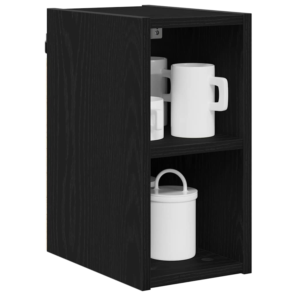 Hanging Cabinet Black Oak 20 x 29,5 x 40 cm Engineered Wood