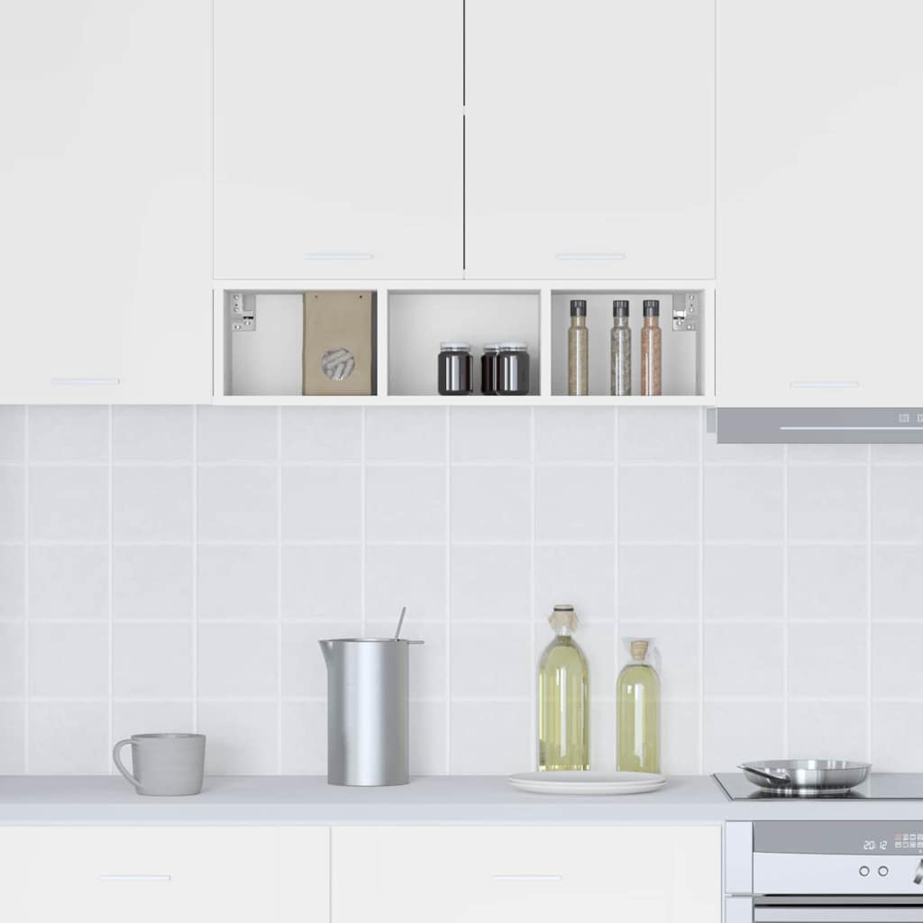 Hanging Cabinet White 20 x 29,5 x 80 cm Engineered Wood