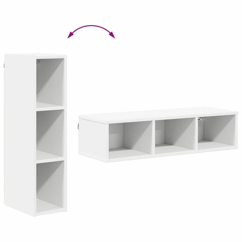 Hanging Cabinet White 20 x 29,5 x 80 cm Engineered Wood