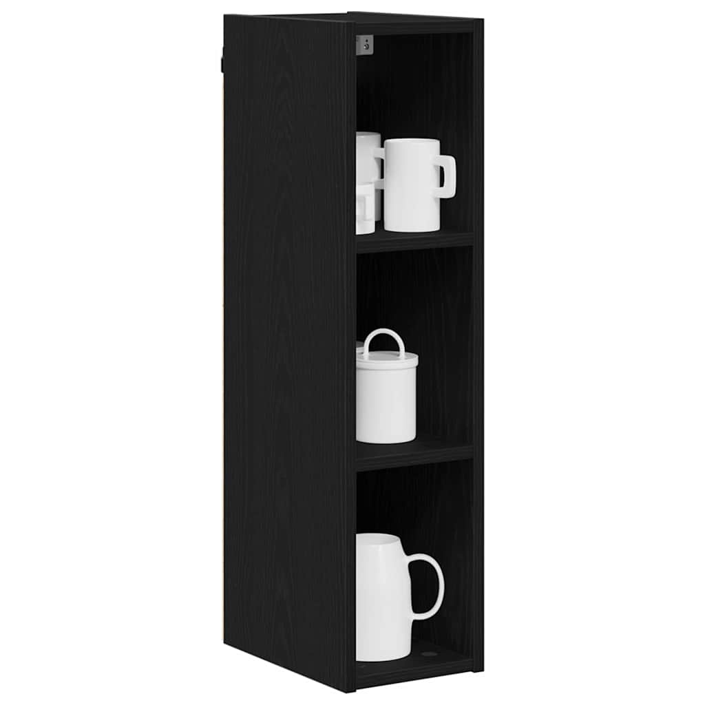 Hanging Cabinet Black Oak 20 x 29,5 x 80 cm Engineered Wood