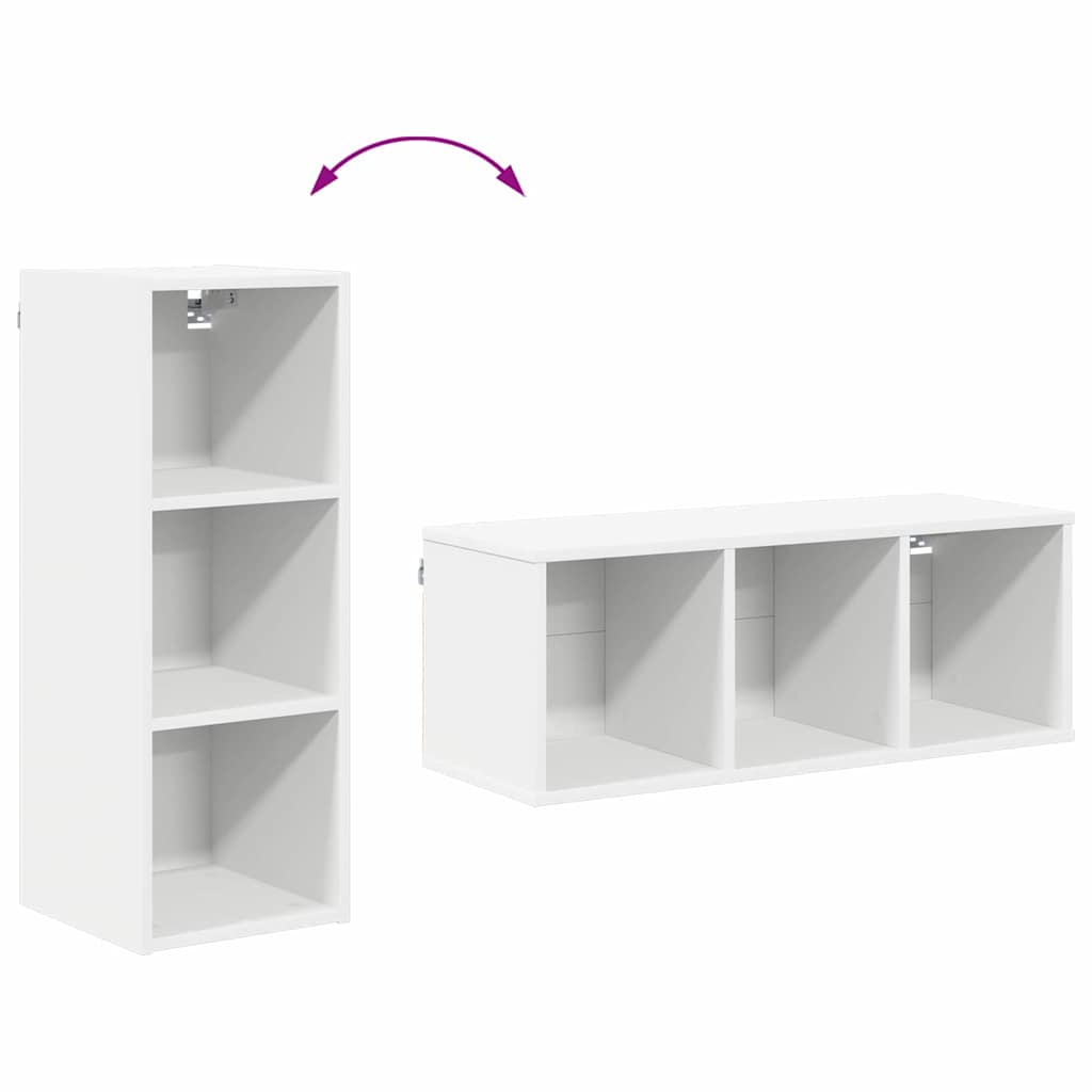 Hanging Cabinet White 30 x 29,5 x 80 cm Engineered Wood