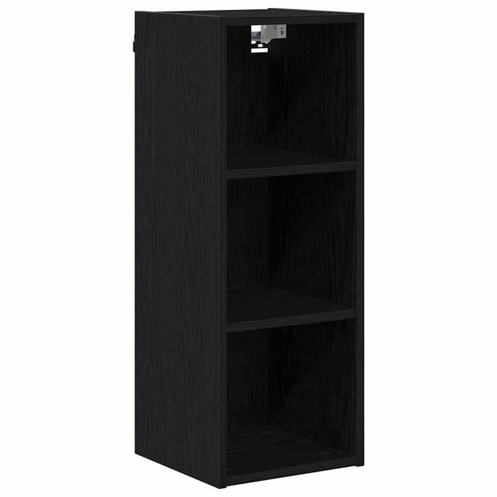 Hanging Cabinet Black Oak 30 x 29,5 x 80 cm Engineered Wood