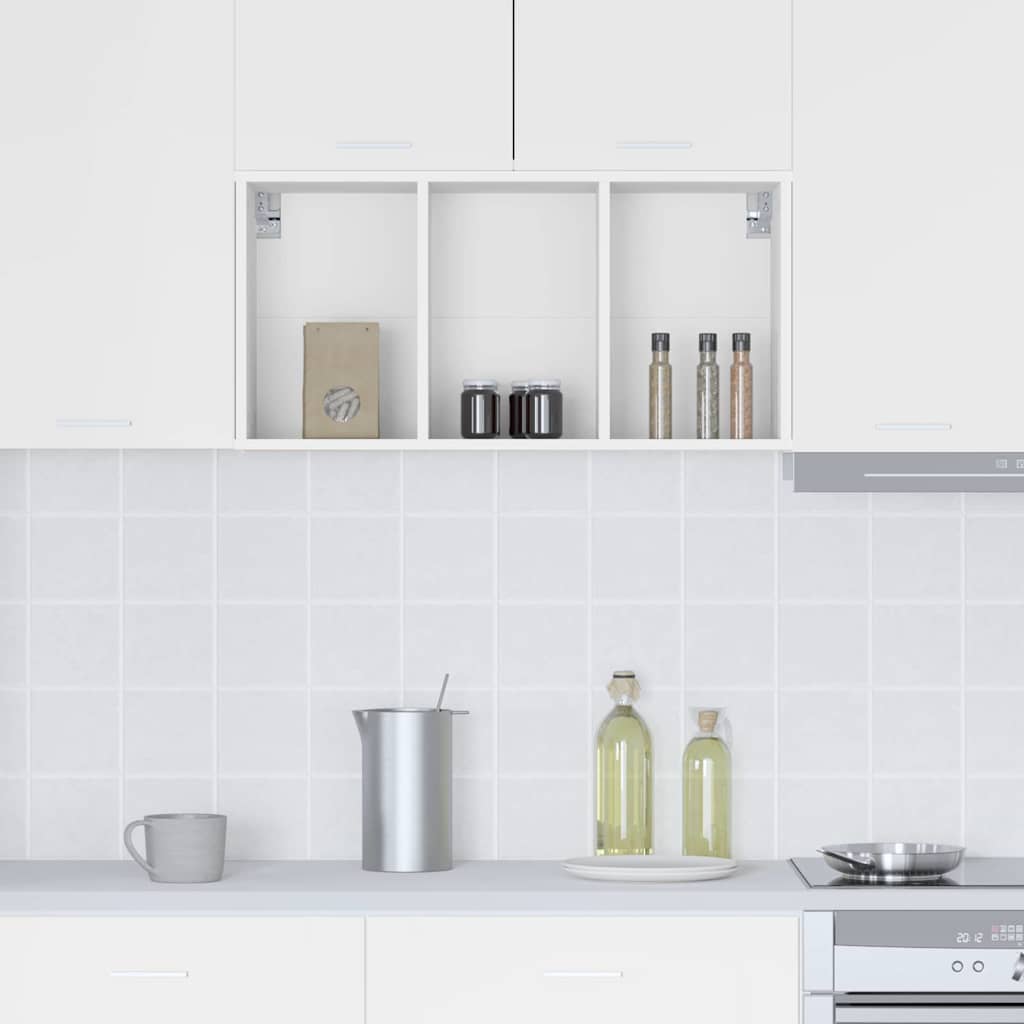 Hanging Cabinet White 40 x 29,5 x 80 cm Engineered Wood