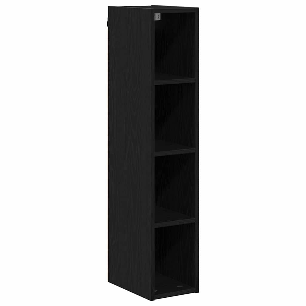 Hanging Cabinet Black Oak 20 x 29,5 x 100 cm Engineered Wood