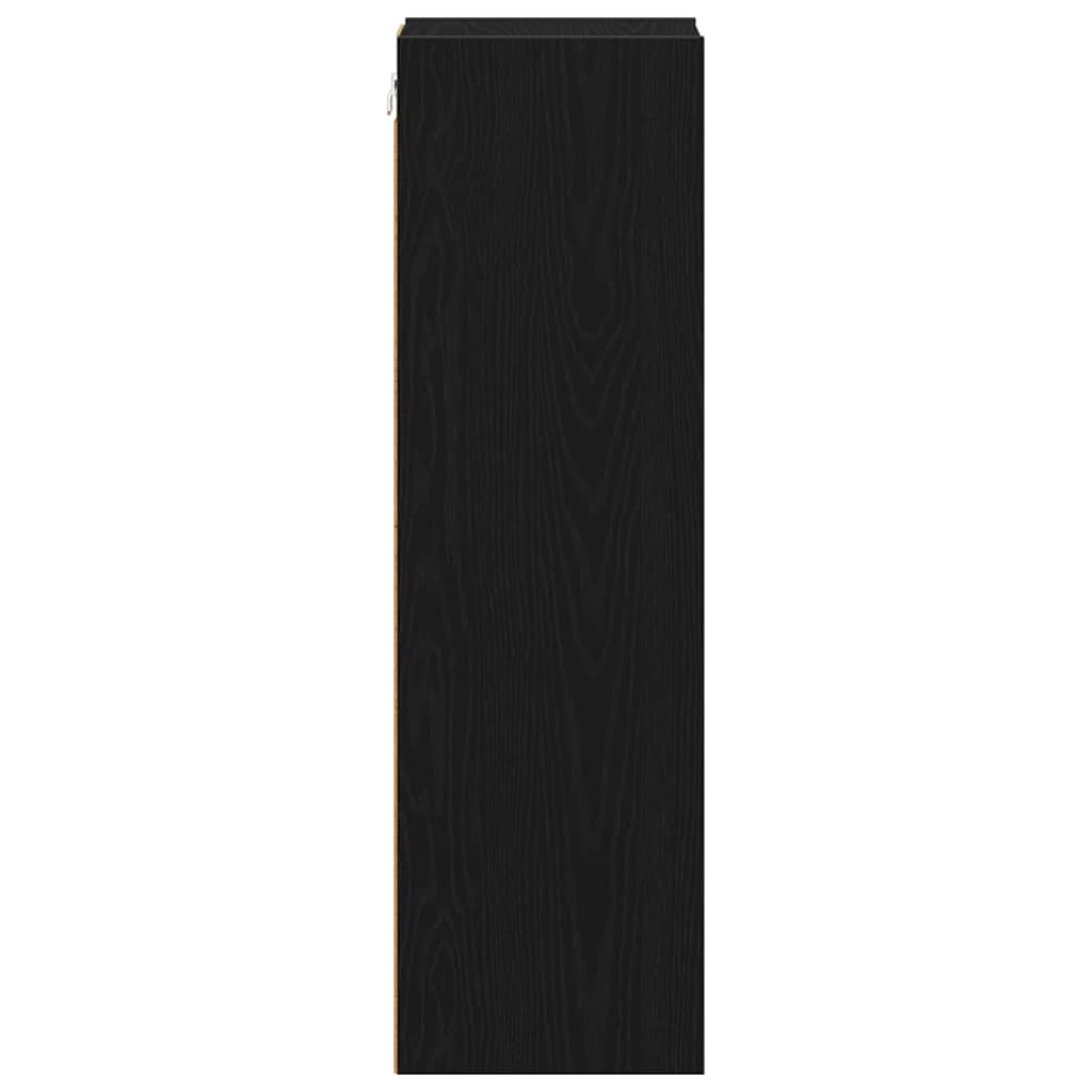 Hanging Cabinet Black Oak 20 x 29,5 x 100 cm Engineered Wood