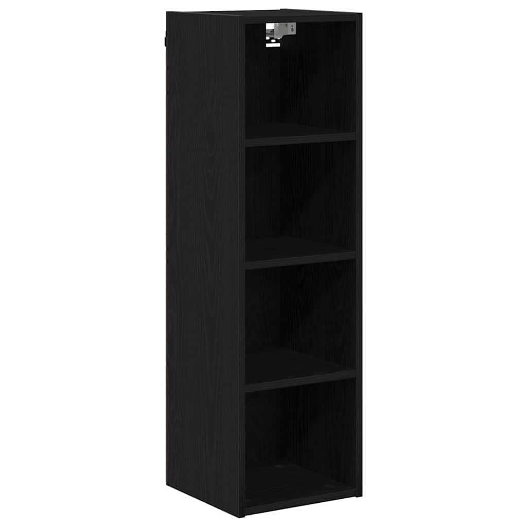 Hanging Cabinet Black Oak 30 x 29,5 x 100 cm Engineered Wood