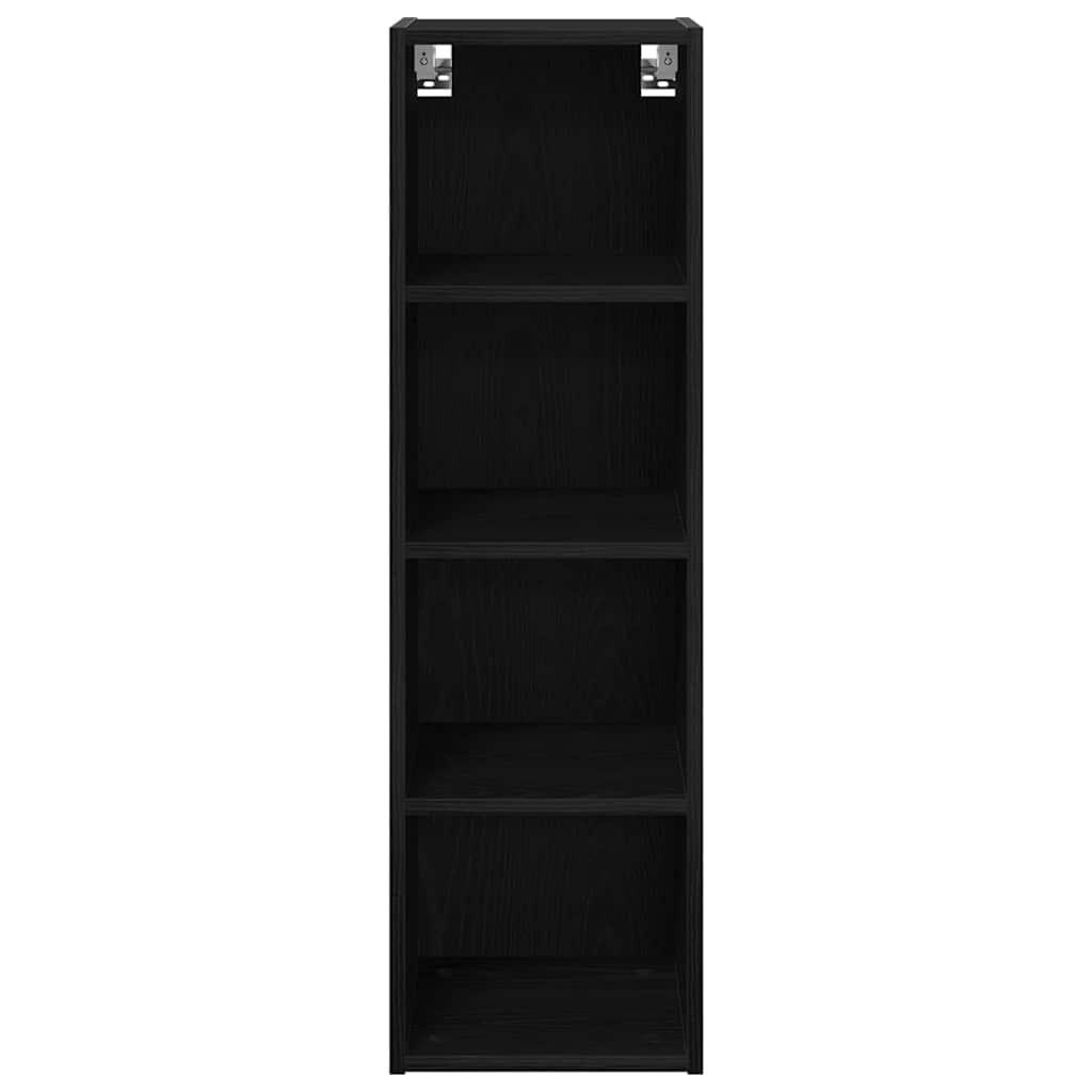 Hanging Cabinet Black Oak 30 x 29,5 x 100 cm Engineered Wood