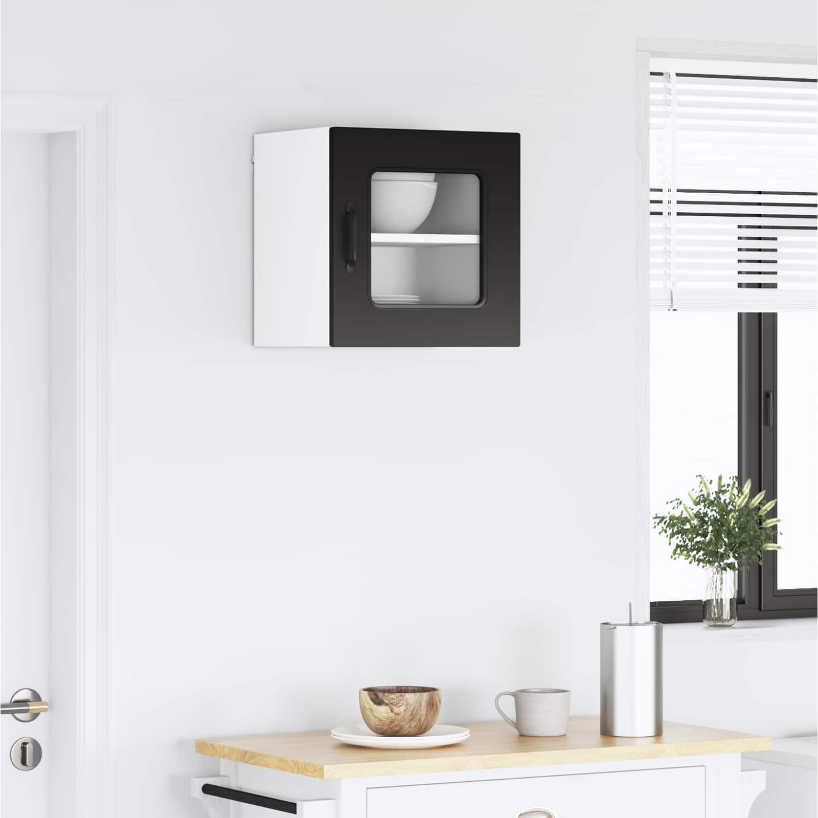 Kitchen Cabinet Kalmar Black 40 x 31 x 40 cm Engineered Wood