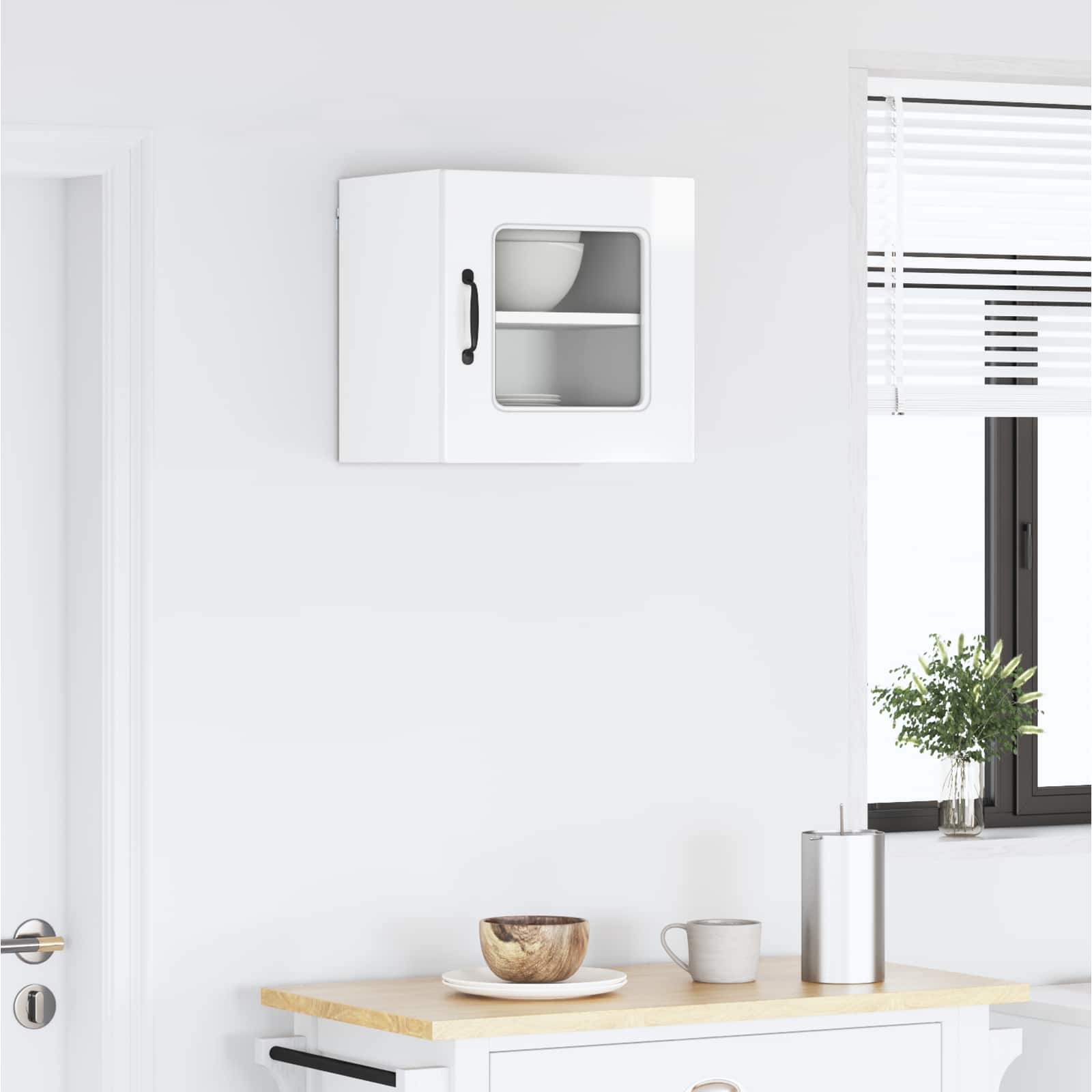 Dishwasher Panel Kalmar High Gloss White 40 x 31 x 40 cm