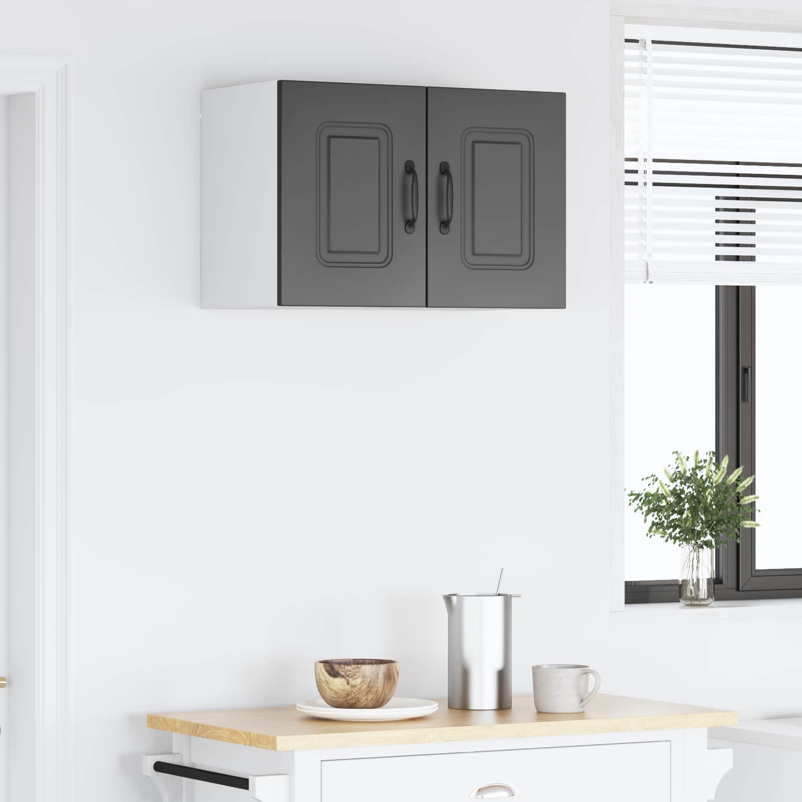 Dishwasher Panel Kalmar Black 60 x 31 x 40 cm Engineered Wood
