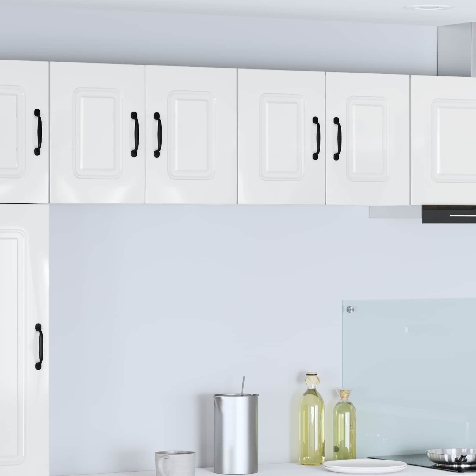 Kitchen Cabinet Kalmar 2 pcs High Gloss White 60 x 31 x 40 cm