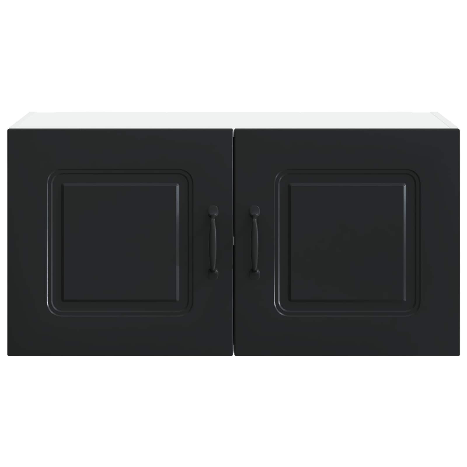 Dishwasher Panel Kalmar Black 80 x 31 x 40 cm Engineered Wood